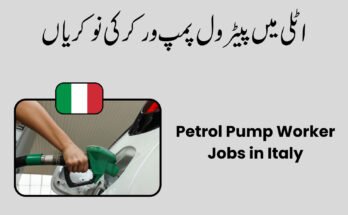 Petrol Pump Worker Jobs in Italy